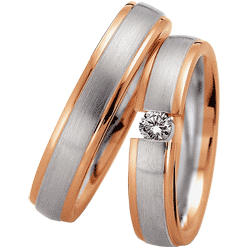 ein 0,12 kar&auml;tiger Brillant ist der Blickfang